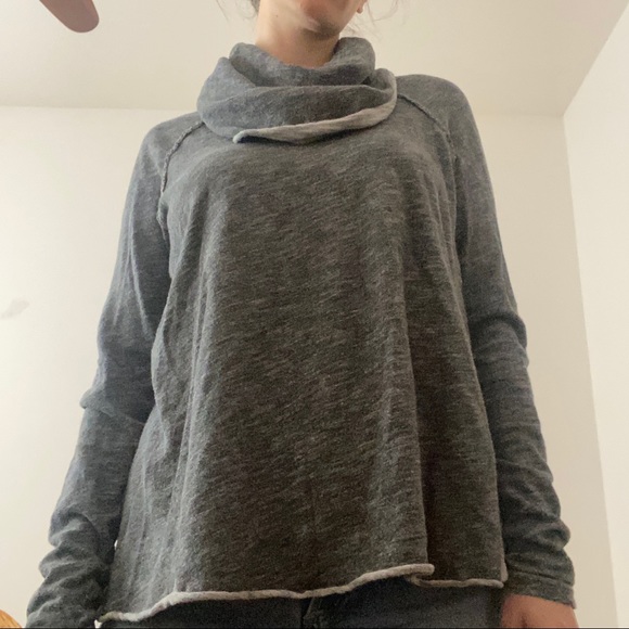 Free People Beach Cocoon Cowl Pullover - Picture 4 of 10